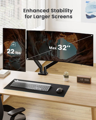 Dual Gas Spring Monitor Mount For 17